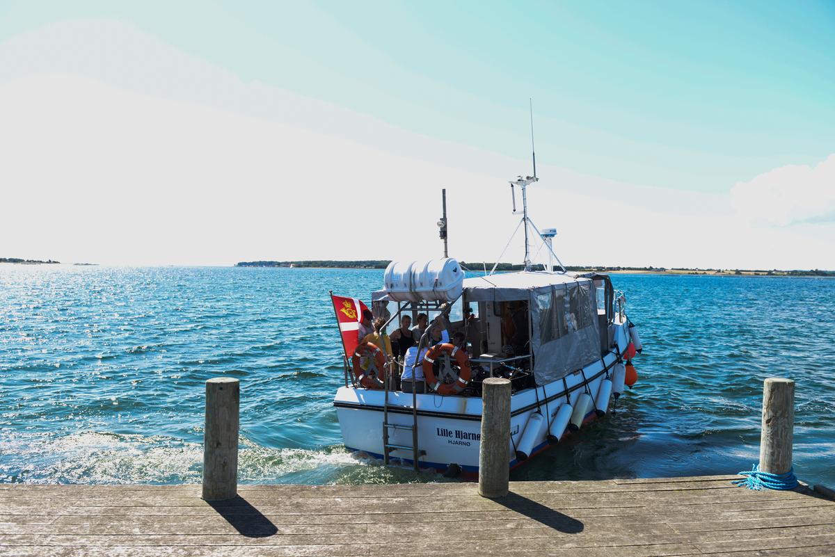 cykelfærgen mellem Alrø og Hjarnø