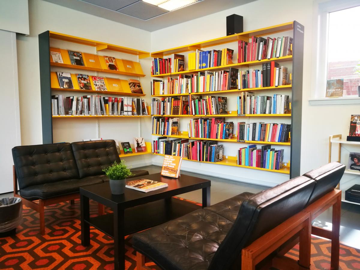 Sofa auf Horsens Bibliotheken 