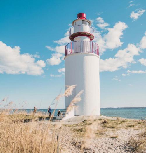 Kystlandet har mange smukke fyrtårne.