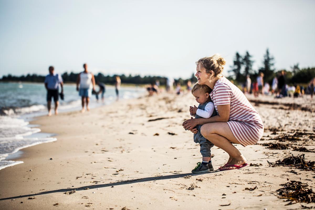 Liv på Saksild Strand
