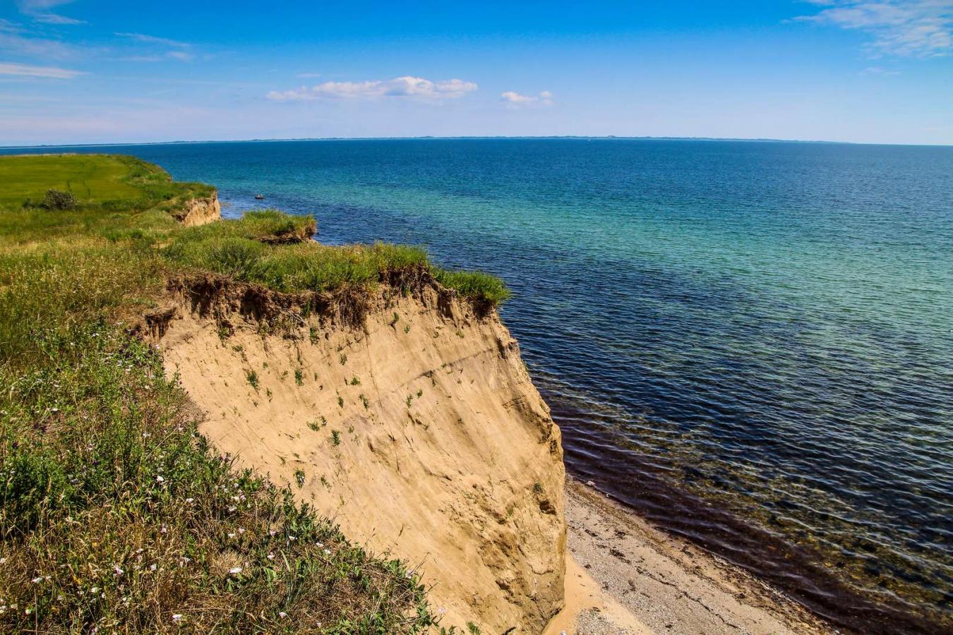 Der hohe Hang am Sønderklint auf Tunø