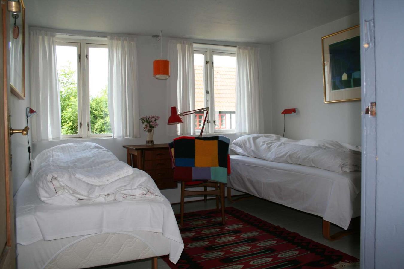 Ein Zimmer in Louises Pensionat auf der Kanincheninsel Endelave im ostjütischen Inselmeer – ein Teil der Urlaubsregion Küstenland