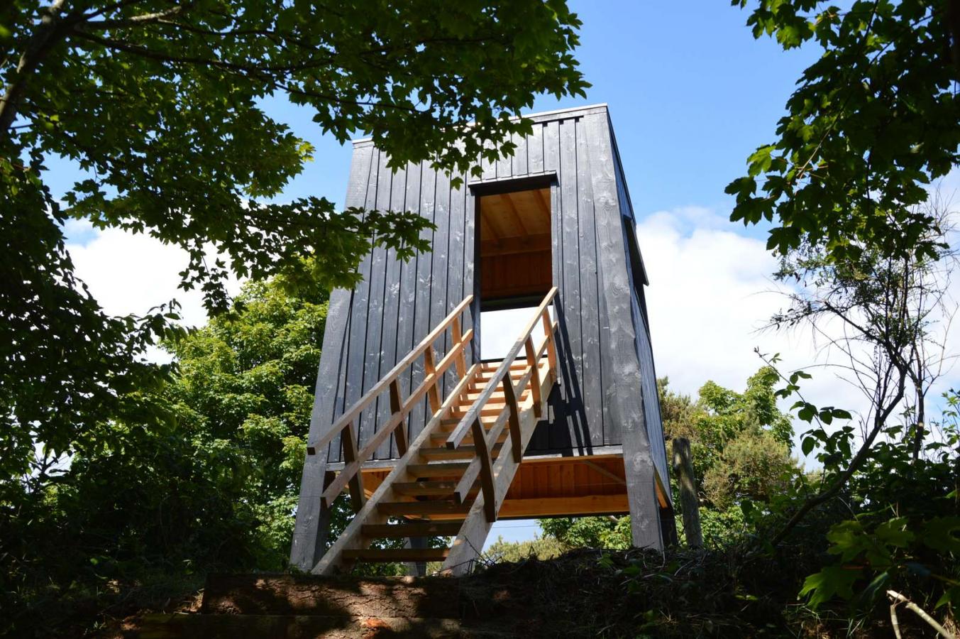 Vogelturm auf Tunø – eine Insel im ostjütischen Inselmeer in der Urlaubsregion Küstenland