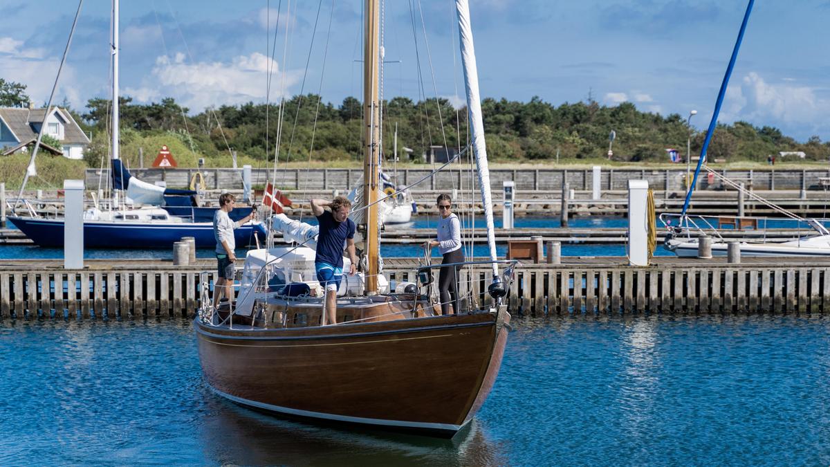 Sejlbåd i Tunø Havn