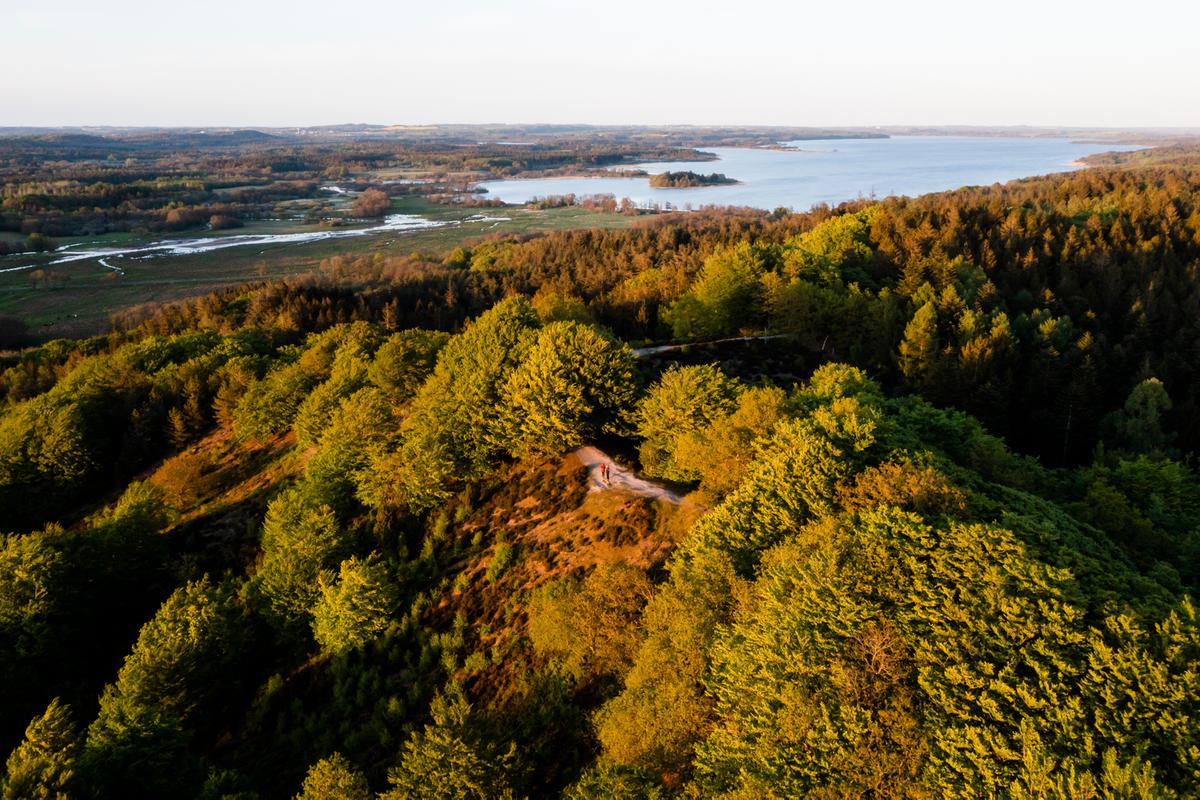 Udsigtspunkter i Søhøjlandet - Sukkertoppen ved Klostermølle i Destination Kystlandet