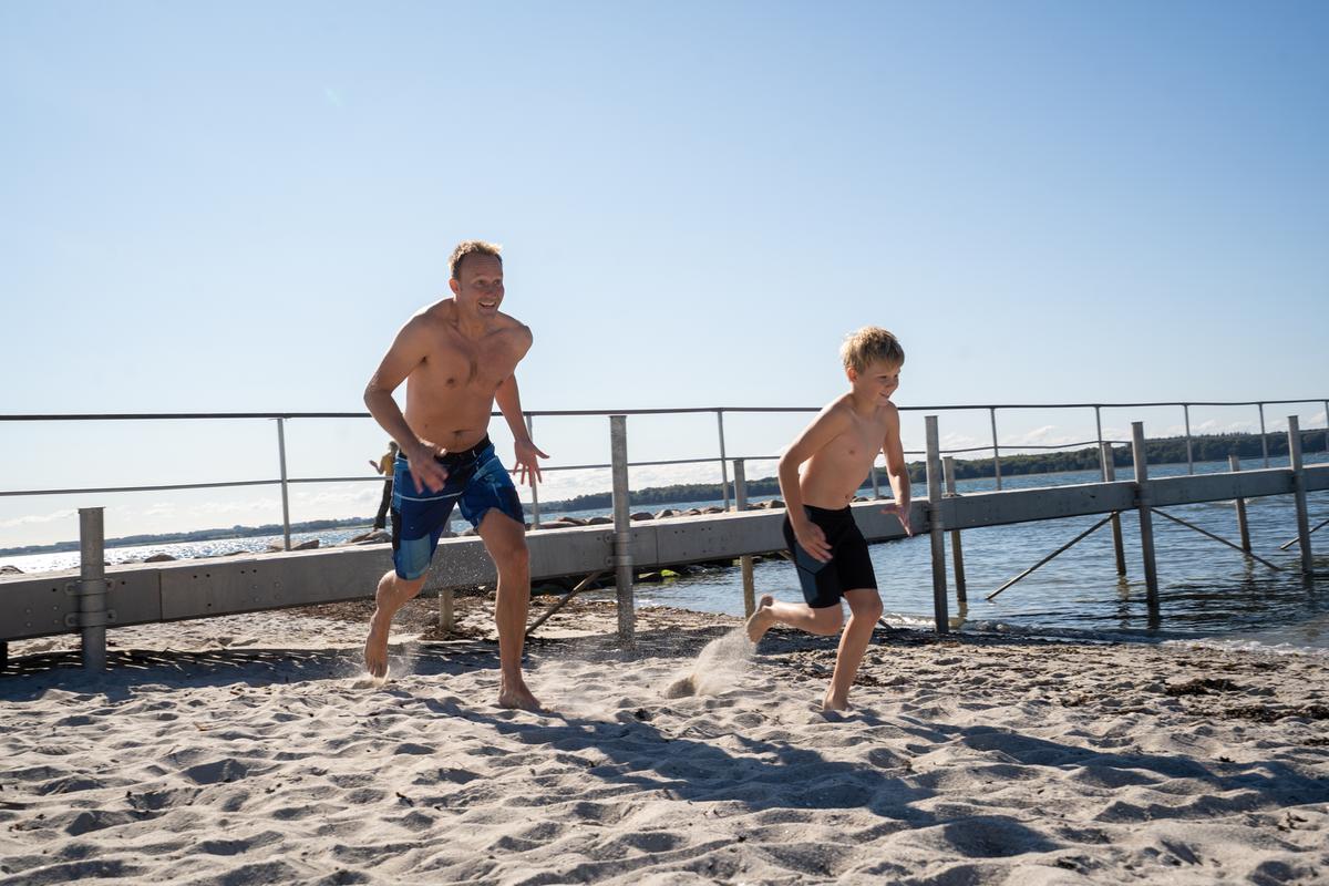 Husodde Strand ved Horsens City Camoping