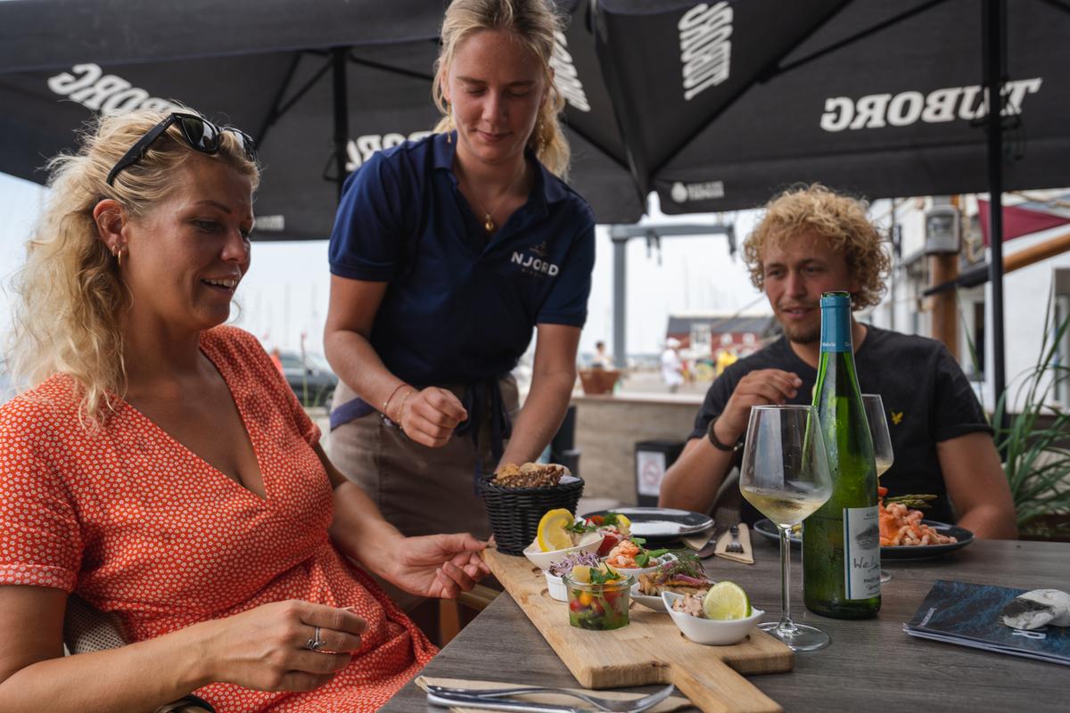 Nior Bistro på Havnefronten i Juelsminde