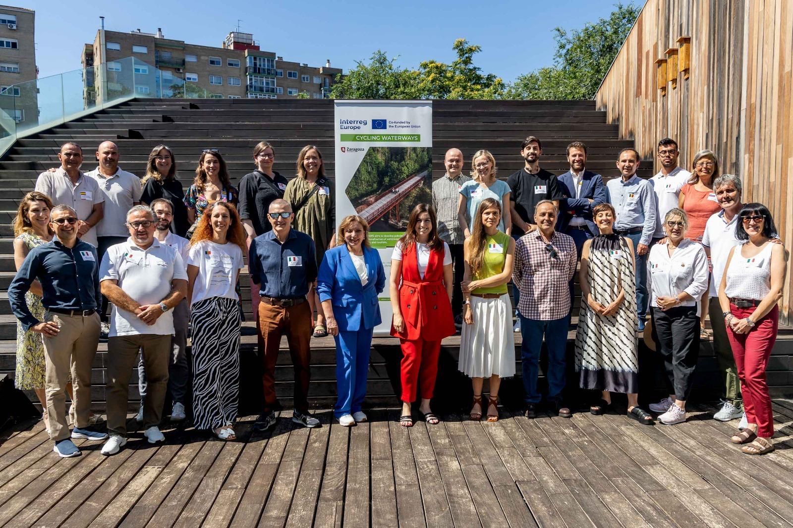 Alle partnere på trappe til study visit i Spanien