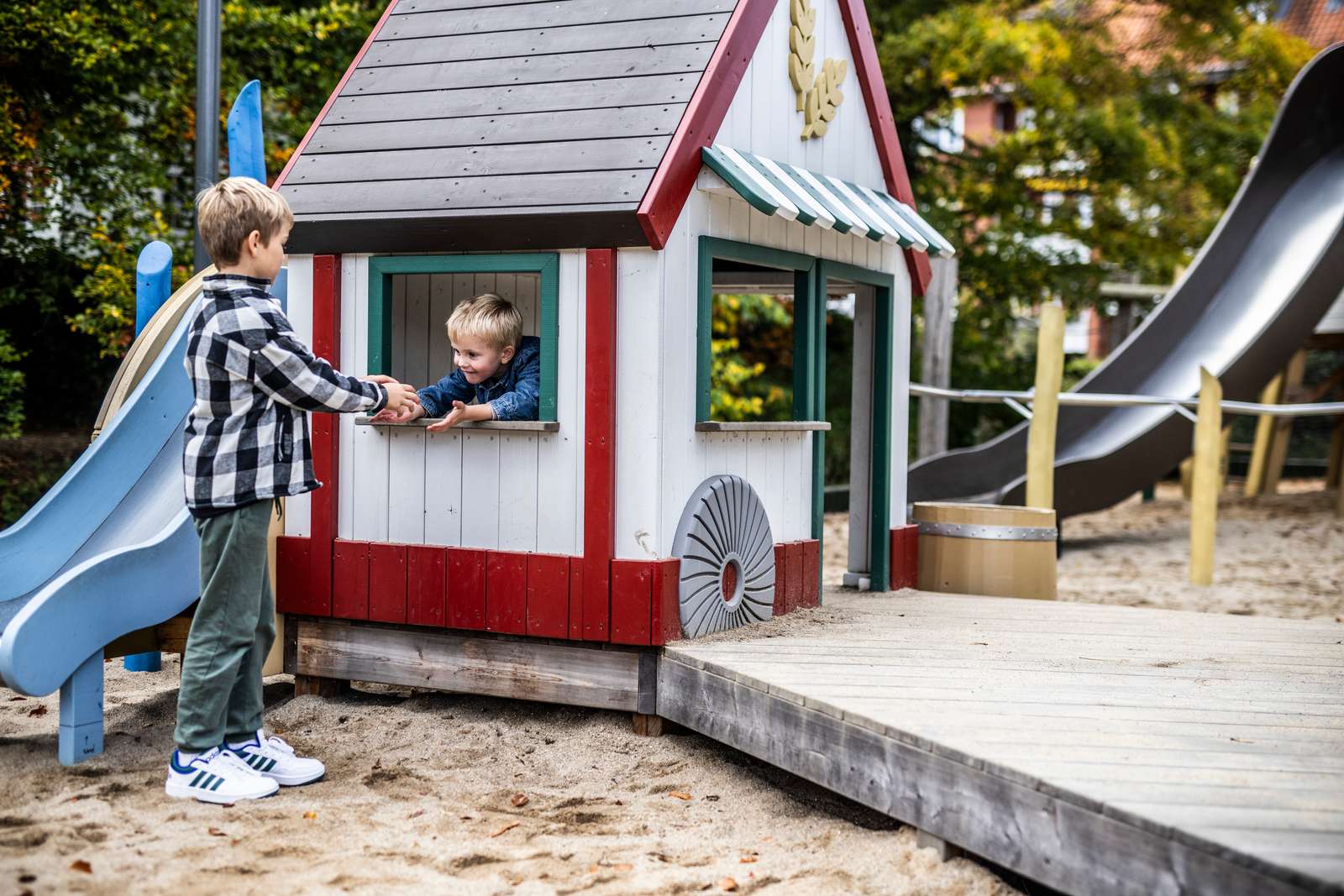 Folkeparkens legeplads i Odder